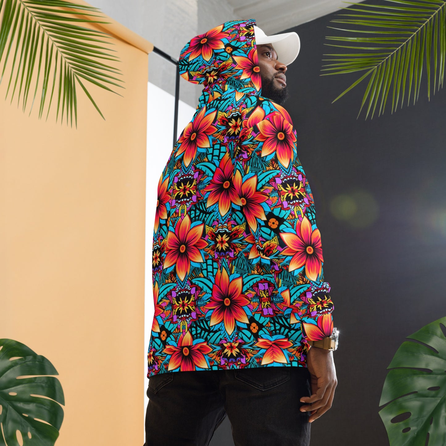 Mango Bloom Tropical Hoodie