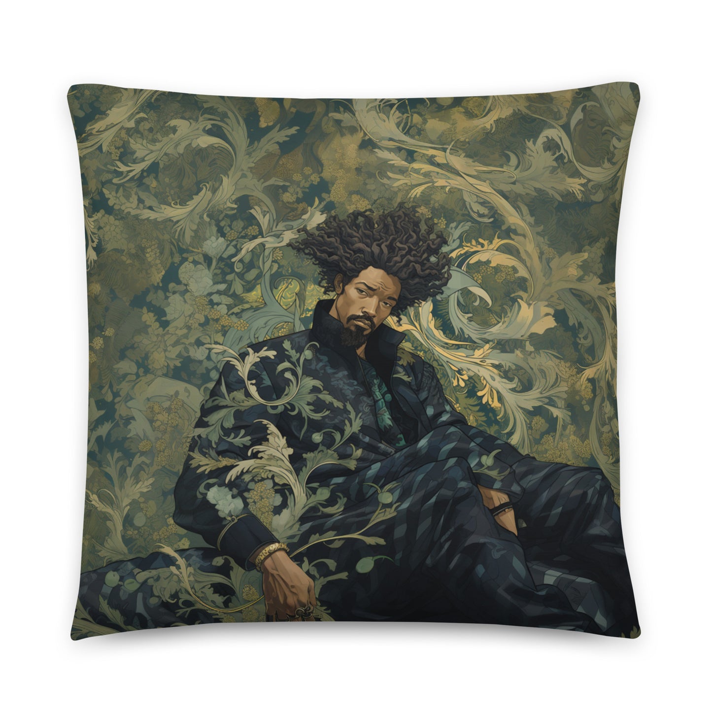 Greenery Dreams Throw Pillow