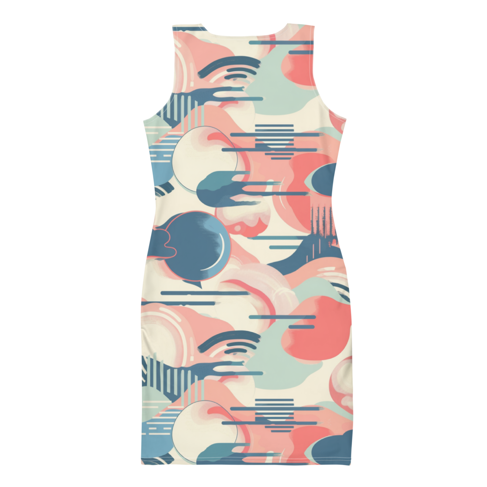 Retro Wave Bodycon Dress