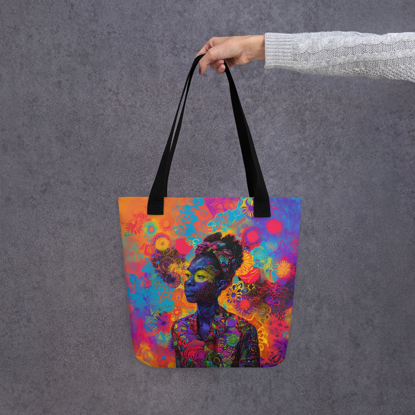 Floral Dreamscape Tote Bag