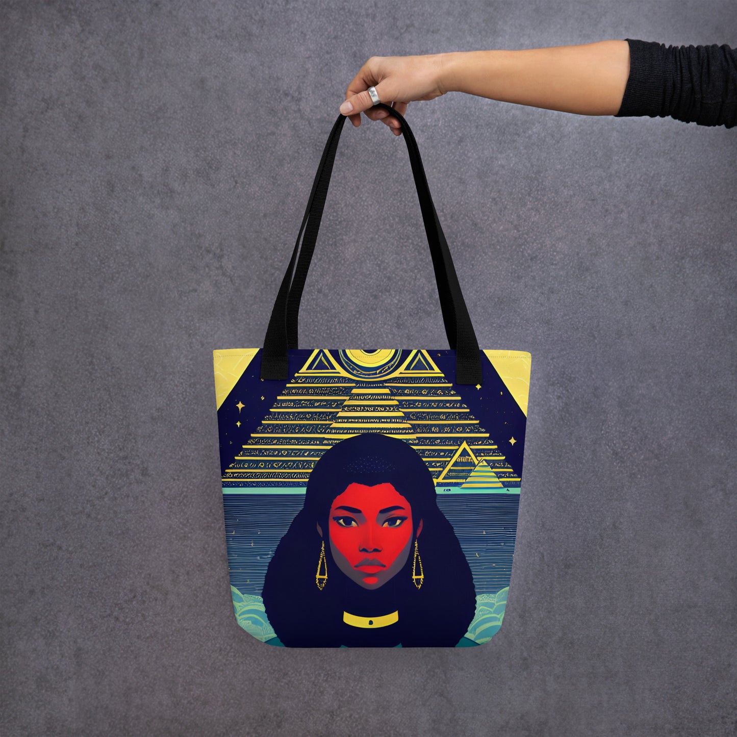 Pyramid Goddess Tote Bag