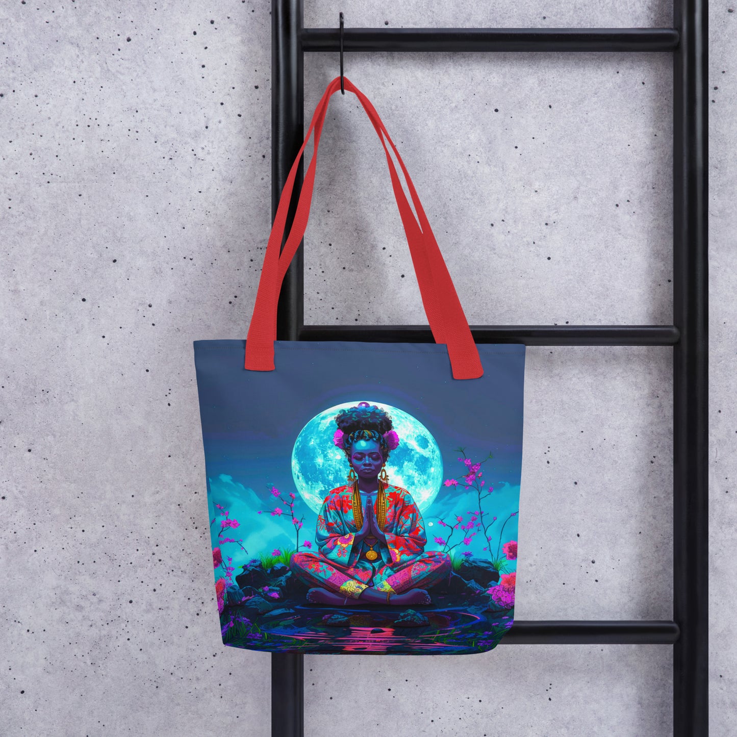 Moonlit Meditation Tote Bag