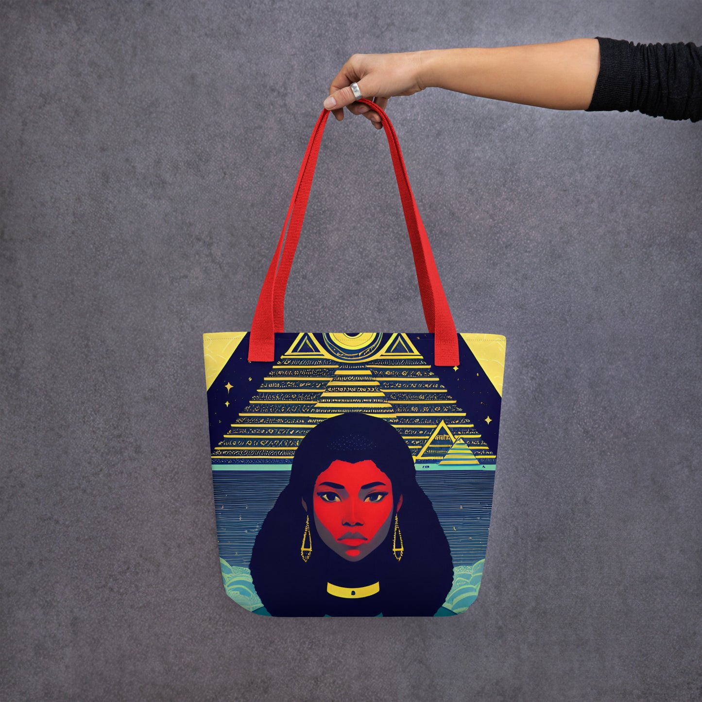 Pyramid Goddess Tote Bag