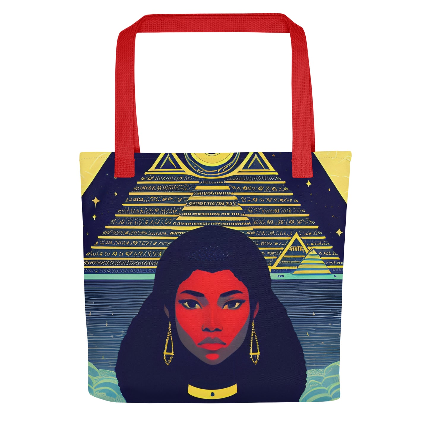 Pyramid Goddess Tote Bag