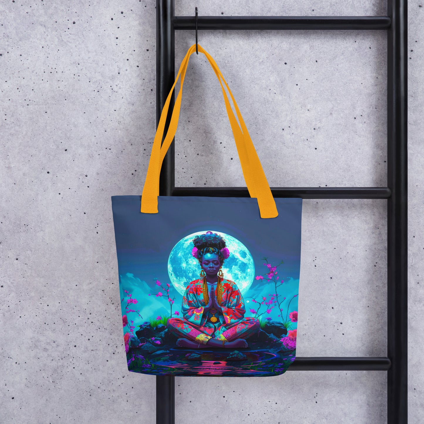 Moonlit Meditation Tote Bag